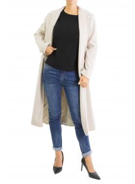 Cappotto con cinta Please